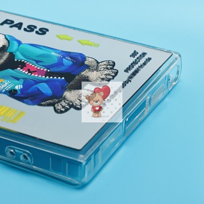 Чехол-накладка для Samsung Galaxy S23 Ultra (собака) (прозрачный) - PC092