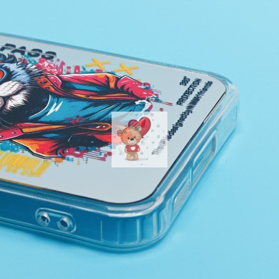 Чехол-накладка для Samsung Galaxy S23FE (кот) (прозрачный) - PC092