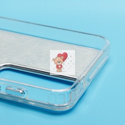 Чехол-накладка для Samsung Galaxy S23FE (кот) (прозрачный) - PC092