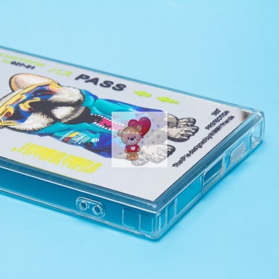 Чехол-накладка для Samsung Galaxy S24 Ultra (собака) (прозрачный) - PC092 Чехол-накладка для Samsung Galaxy S24 Ultra (собака) (прозрачный) - PC092