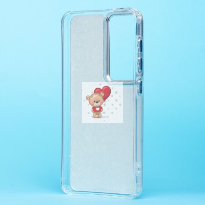 Чехол-накладка для Samsung Galaxy S24 (груд) (прозрачный) - PC092 Чехол-накладка для Samsung Galaxy S24 (груд) (прозрачный) - PC092