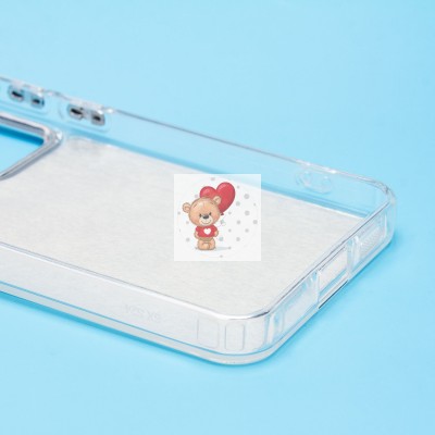 Чехол-накладка для Samsung Galaxy S24 (кот) (прозрачный) - PC092