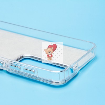 Чехол-накладка для Samsung Galaxy S24 (кот) (прозрачный) - PC092