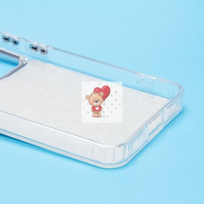 Чехол-накладка для Samsung Galaxy S24 (собака) (прозрачный) - PC092