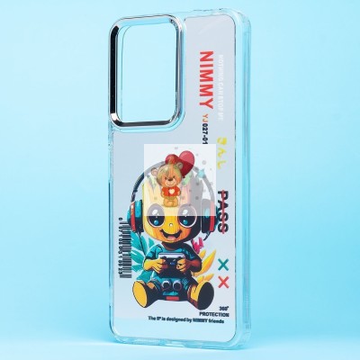 Чехол-накладка для Xiaomi Redmi 13C 4G (груд) (прозрачный) - PC092