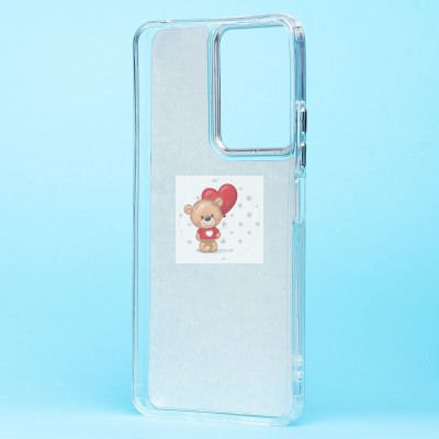 Чехол-накладка для Xiaomi Redmi 13C 4G (груд) (прозрачный) - PC092