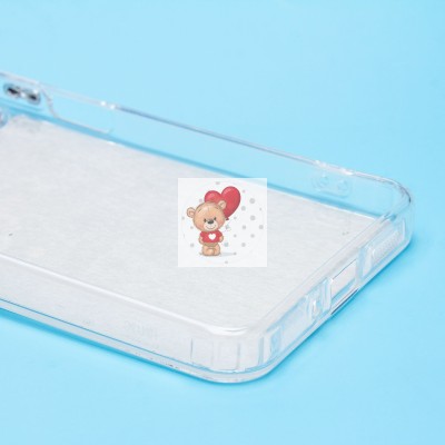 Чехол-накладка для Xiaomi Redmi 13C 4G (енот) (прозрачный) - PC092