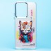Чехол-накладка для Xiaomi Poco C65 (кот) (прозрачный) - PC092