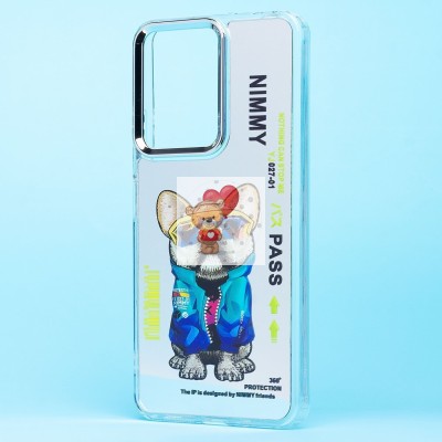 Чехол-накладка для Xiaomi Redmi 13C 4G (собака) (прозрачный) - PC092 Чехол-накладка для Xiaomi Redmi 13C 4G (собака) (прозрачный) - PC092