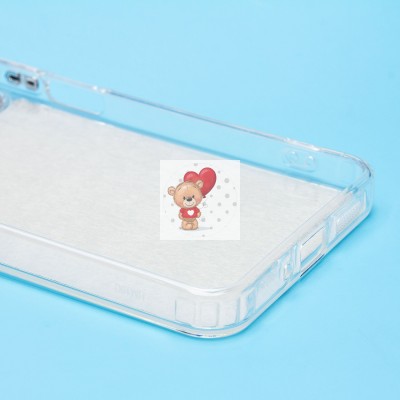 Чехол-накладка для Xiaomi Redmi 13C 5G (енот) (прозрачный) - PC092 Чехол-накладка для Xiaomi Redmi 13C 5G (енот) (прозрачный) - PC092