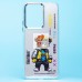 Чехол-накладка для Xiaomi Redmi 13C 5G (мишка) (прозрачный) - PC092
