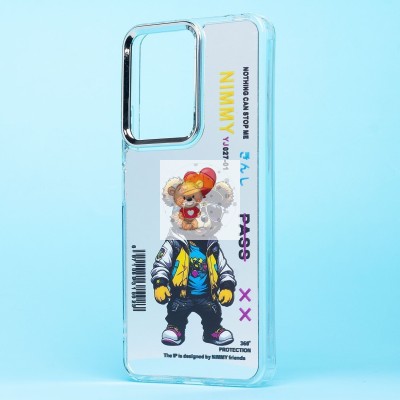 Чехол-накладка для Xiaomi Redmi 13C 5G (мишка) (прозрачный) - PC092 Чехол-накладка для Xiaomi Redmi 13C 5G (мишка) (прозрачный) - PC092