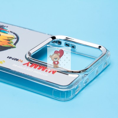 Чехол-накладка для Xiaomi Redmi Note 13 5G Global (груд) (прозрачный) - PC092