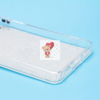 Чехол-накладка для Xiaomi Redmi Note 13 5G Global (груд) (прозрачный) - PC092