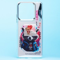 Чехол-накладка для Xiaomi Redmi Note 13 5G Global (енот) (прозрачный) - PC092 Чехол-накладка для Xiaomi Redmi Note 13 5G Global (енот) (прозрачный) - PC092