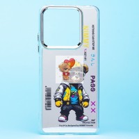 Чехол-накладка для Xiaomi Redmi Note 13 5G Global (мишка) (прозрачный) - PC092