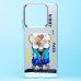 Чехол-накладка для Xiaomi Redmi Note 13 5G Global (собака) (прозрачный) - PC092