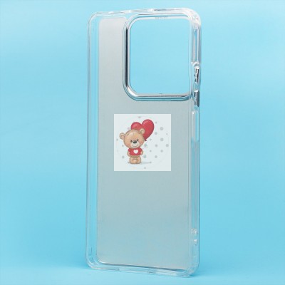 Чехол-накладка для Xiaomi Redmi Note 13 Pro 5G (енот) (прозрачный) - PC092 Чехол-накладка для Xiaomi Redmi Note 13 Pro 5G (енот) (прозрачный) - PC092