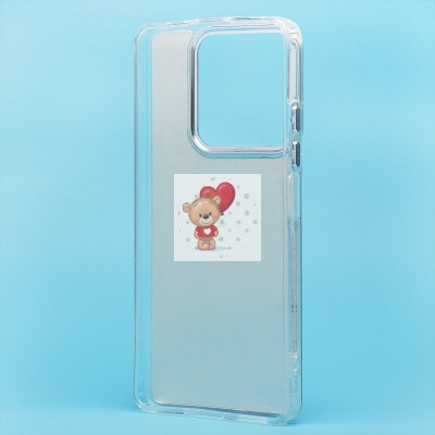 Чехол-накладка для Xiaomi Redmi Note 13 Pro 5G (кот) (прозрачный) - PC092 Чехол-накладка для Xiaomi Redmi Note 13 Pro 5G (кот) (прозрачный) - PC092