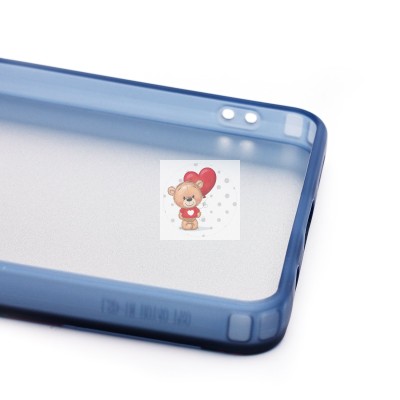 Чехол-накладка для Infinix Hot 40 Pro (узоры) (прозрачный/черный) - PC094