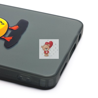 Чехол-накладка для Infinix Hot 40 Pro (утка) (прозрачный/черный) - PC094 Чехол-накладка для Infinix Hot 40 Pro (утка) (прозрачный/черный) - PC094