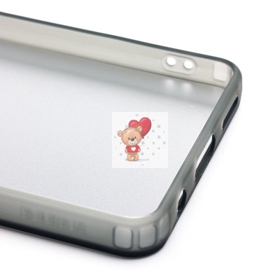 Чехол-накладка для Infinix Hot 40 Pro (утка) (прозрачный/черный) - PC094 Чехол-накладка для Infinix Hot 40 Pro (утка) (прозрачный/черный) - PC094