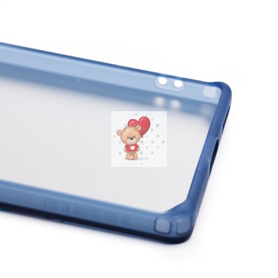 Чехол-накладка для Infinix Note 40 Pro (узоры) (прозрачный/черный) - PC094 Чехол-накладка для Infinix Note 40 Pro (узоры) (прозрачный/черный) - PC094