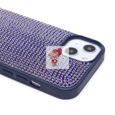 Чехол-накладка для Apple iPhone 13 кристальный водопад (титановый синий) - PC095 POSH SHINE