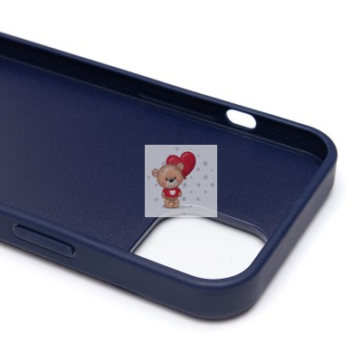 Чехол-накладка для Apple iPhone 13 кристальный водопад (титановый синий) - PC095 POSH SHINE