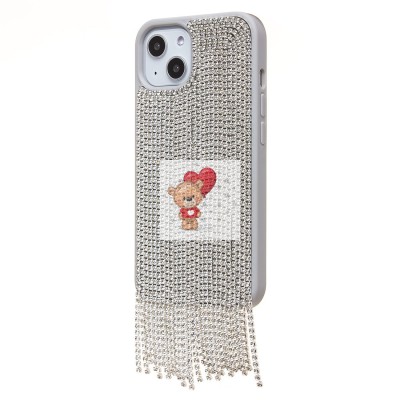 Чехол-накладка для Apple iPhone 13 кристальный водопад (титановый белый) - PC095 POSH SHINE