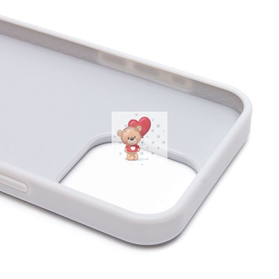 Чехол-накладка для Apple iPhone 15 Pro Max кристальный водопад (титановый белый) - PC095 POSH SHINE