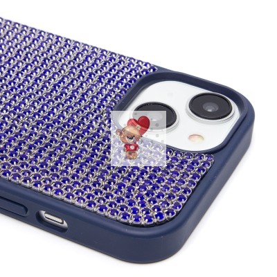 Чехол-накладка для Apple iPhone 15 кристальный водопад (титановый синий) - PC095 POSH SHINE Чехол-накладка для Apple iPhone 15 кристальный водопад (титановый синий) - PC095 POSH SHINE