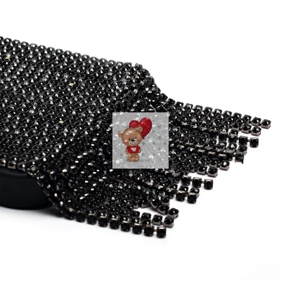 Чехол-накладка для Apple iPhone 16 Pro Max кристальный водопад (титановый черный) - PC095 POSH SHINE