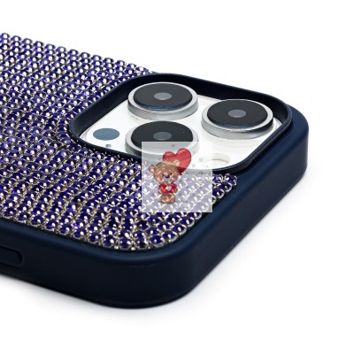 Чехол-накладка для Apple iPhone 16 Pro Max кристальный водопад (титановый синий) - PC095 POSH SHINE