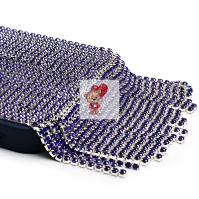 Чехол-накладка для Apple iPhone 16 Pro Max кристальный водопад (титановый синий) - PC095 POSH SHINE