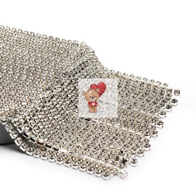 Чехол-накладка для Apple iPhone 16 Pro Max кристальный водопад (титановый белый) - PC095 POSH SHINE