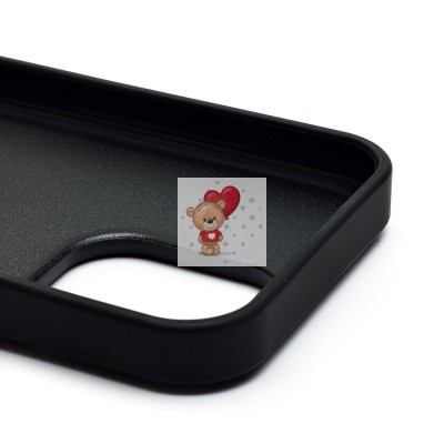 Чехол-накладка для Apple iPhone 16 кристальный водопад (титановый черный) - PC095 POSH SHINE