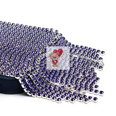 Чехол-накладка для Apple iPhone 16 кристальный водопад (титановый синий) - PC095 POSH SHINE