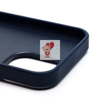 Чехол-накладка для Apple iPhone 16 кристальный водопад (титановый синий) - PC095 POSH SHINE