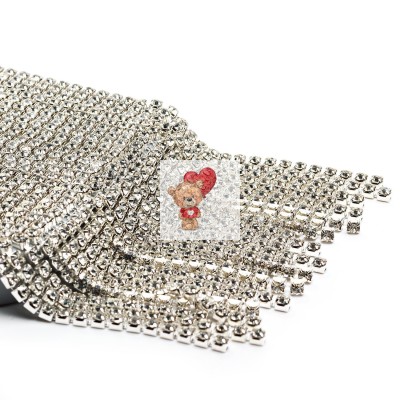 Чехол-накладка для Apple iPhone 16 кристальный водопад (титановый белый) - PC095 POSH SHINE