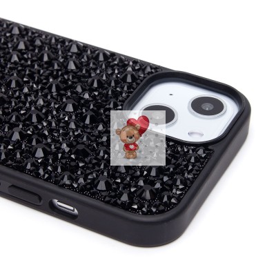 Чехол-накладка для Apple iPhone 14 капли дождя (титановый черный) - PC096 POSH SHINE