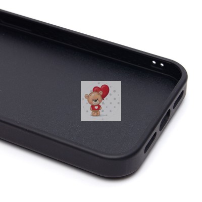 Чехол-накладка для Apple iPhone 14 капли дождя (титановый черный) - PC096 POSH SHINE