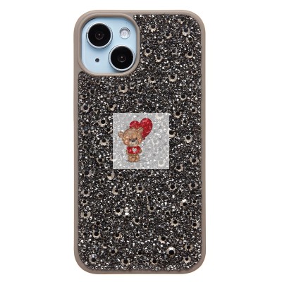 Чехол-накладка для Apple iPhone 13 капли дождя (титановый серый) - PC096 POSH SHINE