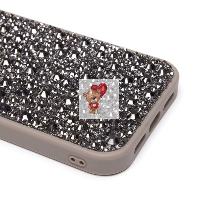 Чехол-накладка для Apple iPhone 13 капли дождя (титановый серый) - PC096 POSH SHINE