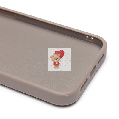 Чехол-накладка для Apple iPhone 13 капли дождя (титановый серый) - PC096 POSH SHINE