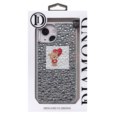 Чехол-накладка для Apple iPhone 13 капли дождя (белый) - PC096 POSH SHINE