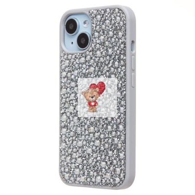 Чехол-накладка для Apple iPhone 13 капли дождя (белый) - PC096 POSH SHINE