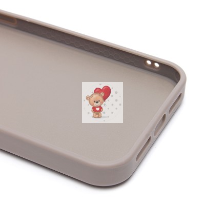 Чехол-накладка для Apple iPhone 15 Pro Max капли дождя (титановый серый) - PC096 POSH SHINE