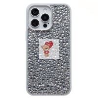 Чехол-накладка для Apple iPhone 15 Pro Max капли дождя (белый) - PC096 POSH SHINE