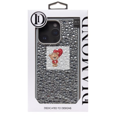 Чехол-накладка для Apple iPhone 15 Pro Max капли дождя (белый) - PC096 POSH SHINE